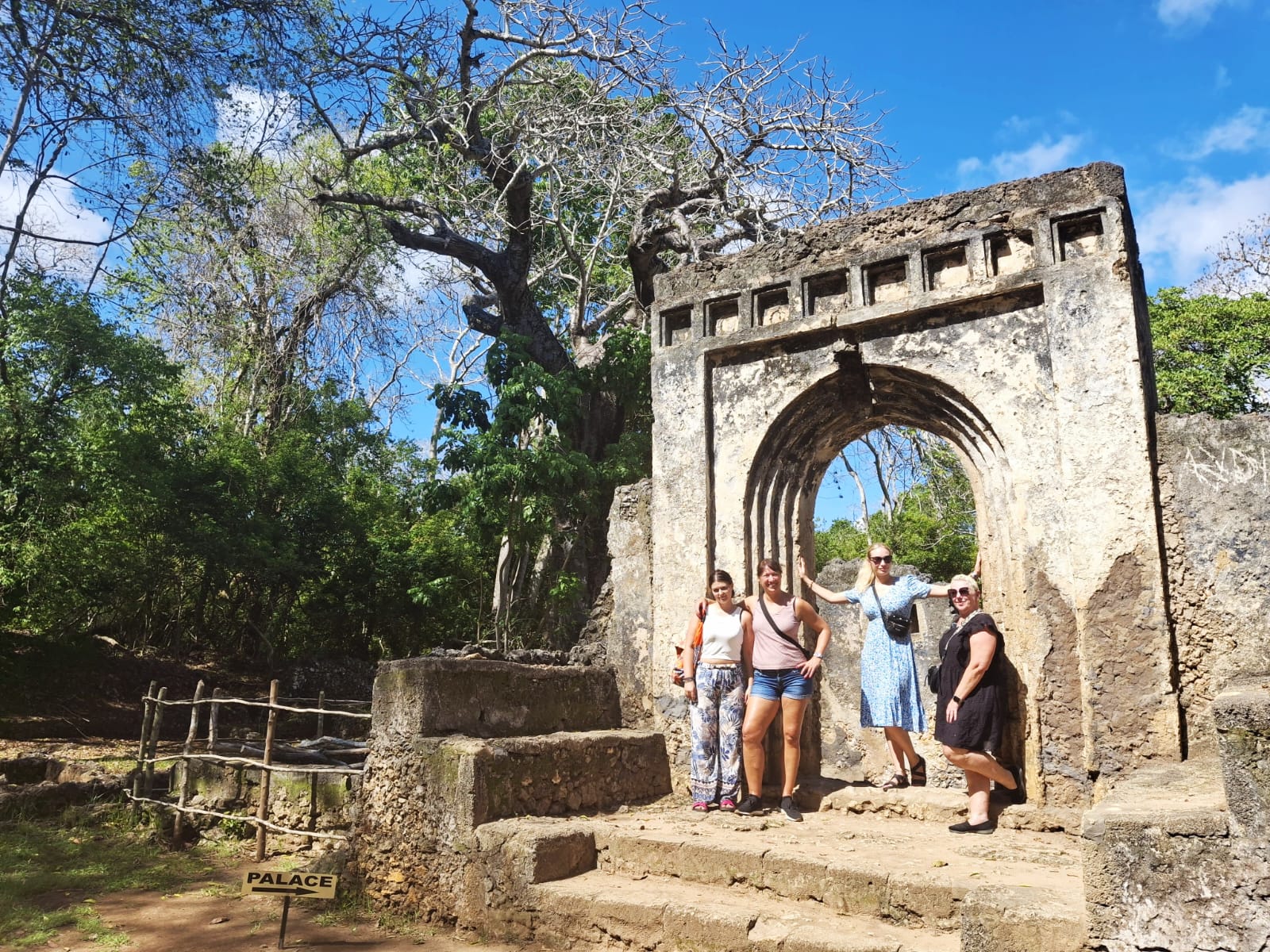 Gede ruins in kenya coast region.